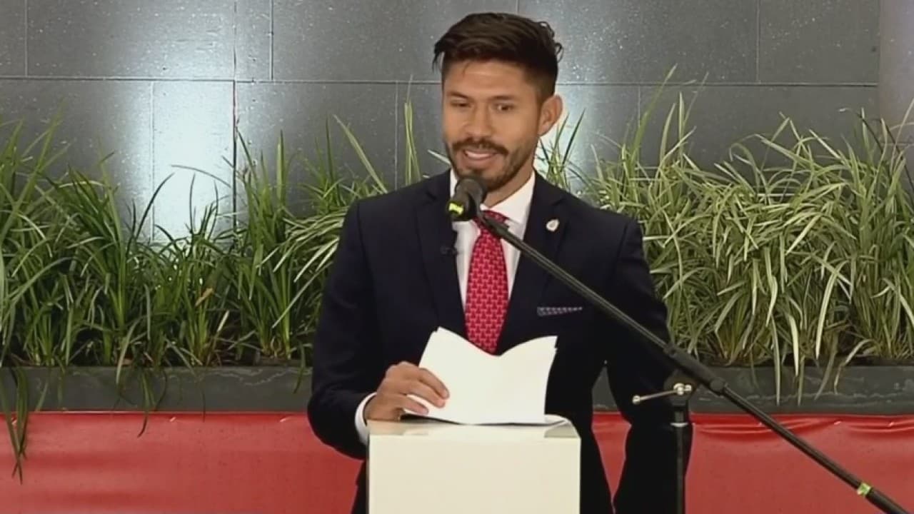 ¡Sacó un 10! Este es el emotivo discurso con el que Oribe se presentó como nuevo jugador de Chivas