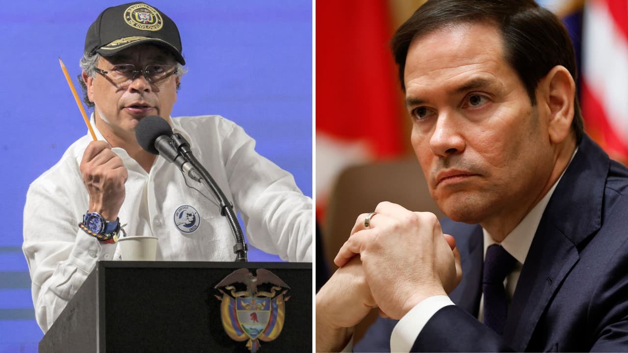 El presidente de Colombia desafía a Marco Rubio: “Si quiere ponerme la pijama naranja, inténtelo”