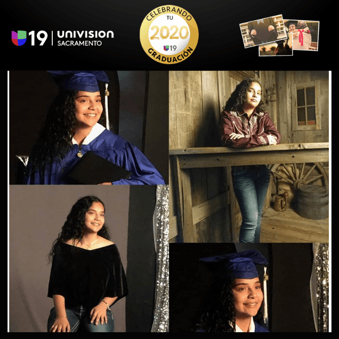 <b>Noelia</b>
<br>
<i>Valley High School</i>
<br>Su familia la felicita por lograr esta meta y le desea lo mejor cuando estudia una carrera de justicia criminal en Sacramento State.