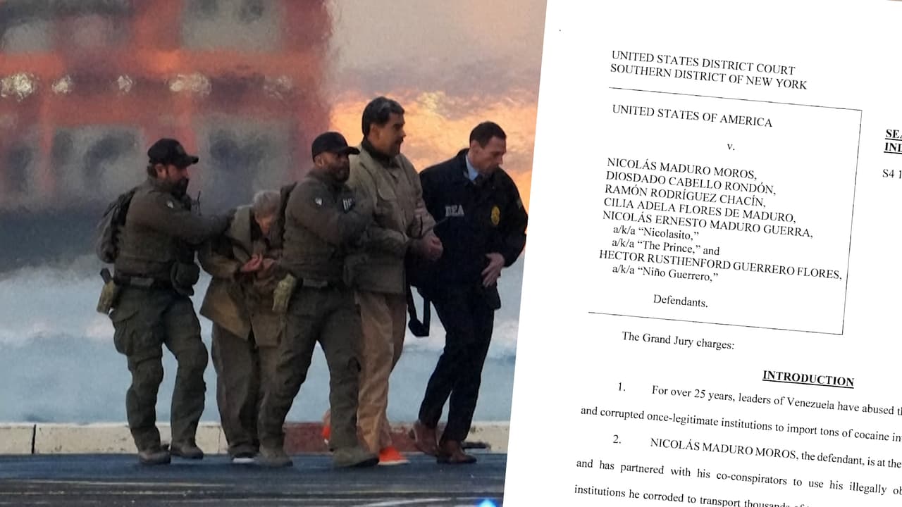 Con uniforme carcelario: así llegaron a la corte de Nueva York Nicolás Maduro y Cilia Flores