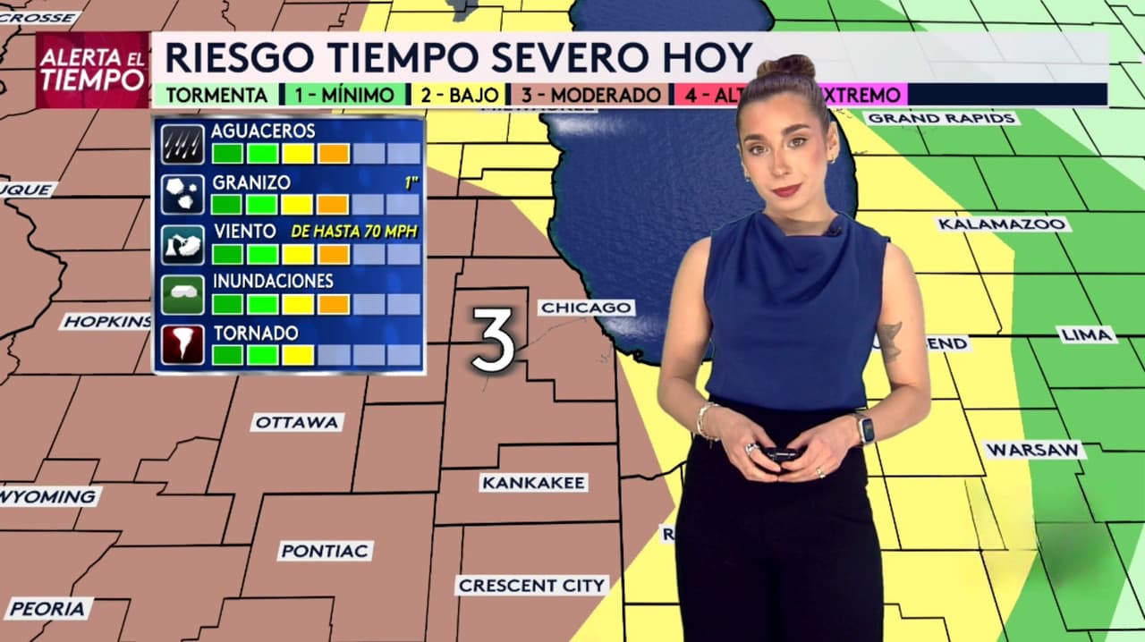 Pronóstico del tiempo hoy en Chicago: Tiempo severo por la tarde; el termómetro alcanzará 78 °F