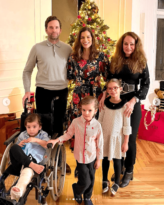 Barbára Coppel y su familia, Navidad 2022