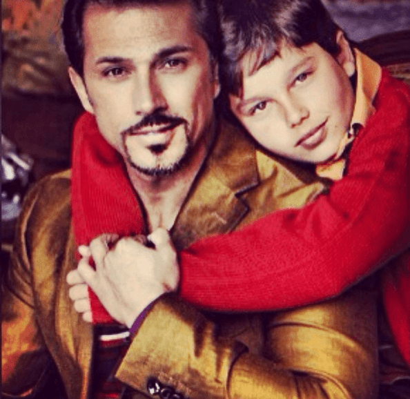 ¿Recuerdas a este pequeño que está abrazando al actor mexicano Sergio Mayer?