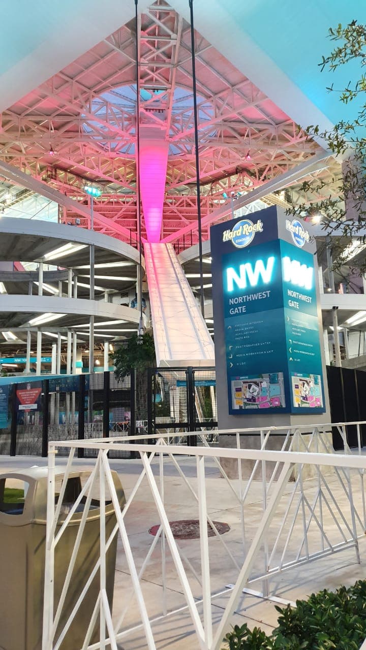 El Hard Rock Stadium listo para conocer al nuevo campeón de la NFL