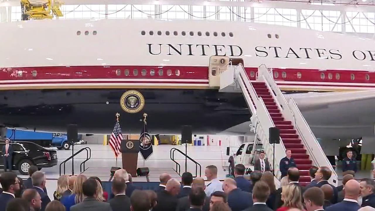 Trump anuncia modernización del nuevo Air Force regalado por Qatar tras filtración de seguridad