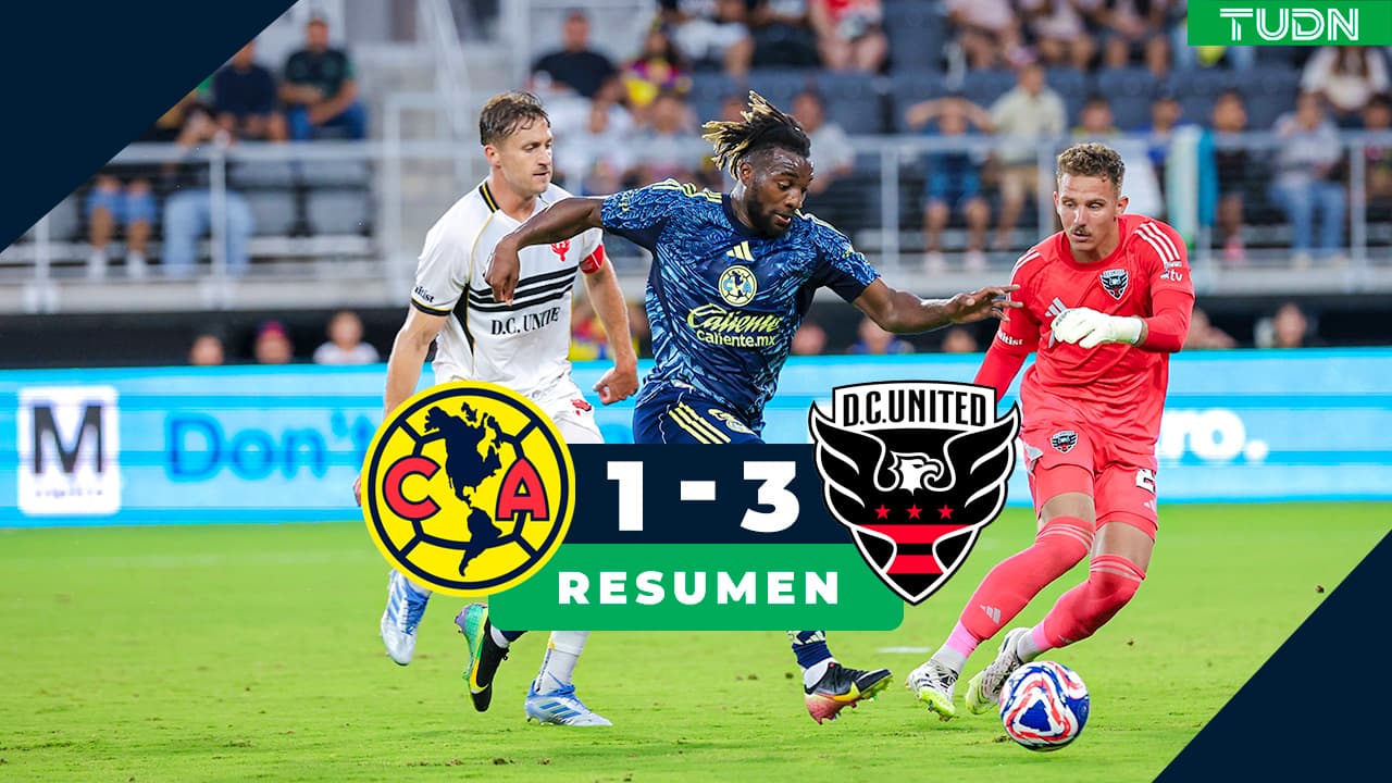 América cae en amistoso ante DC United pero Saint-Maximin ilusiona

