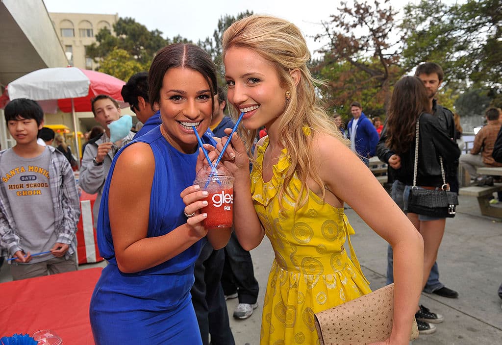 Dianna Agron y Lea Michele actuaron juntas en 'Glee'