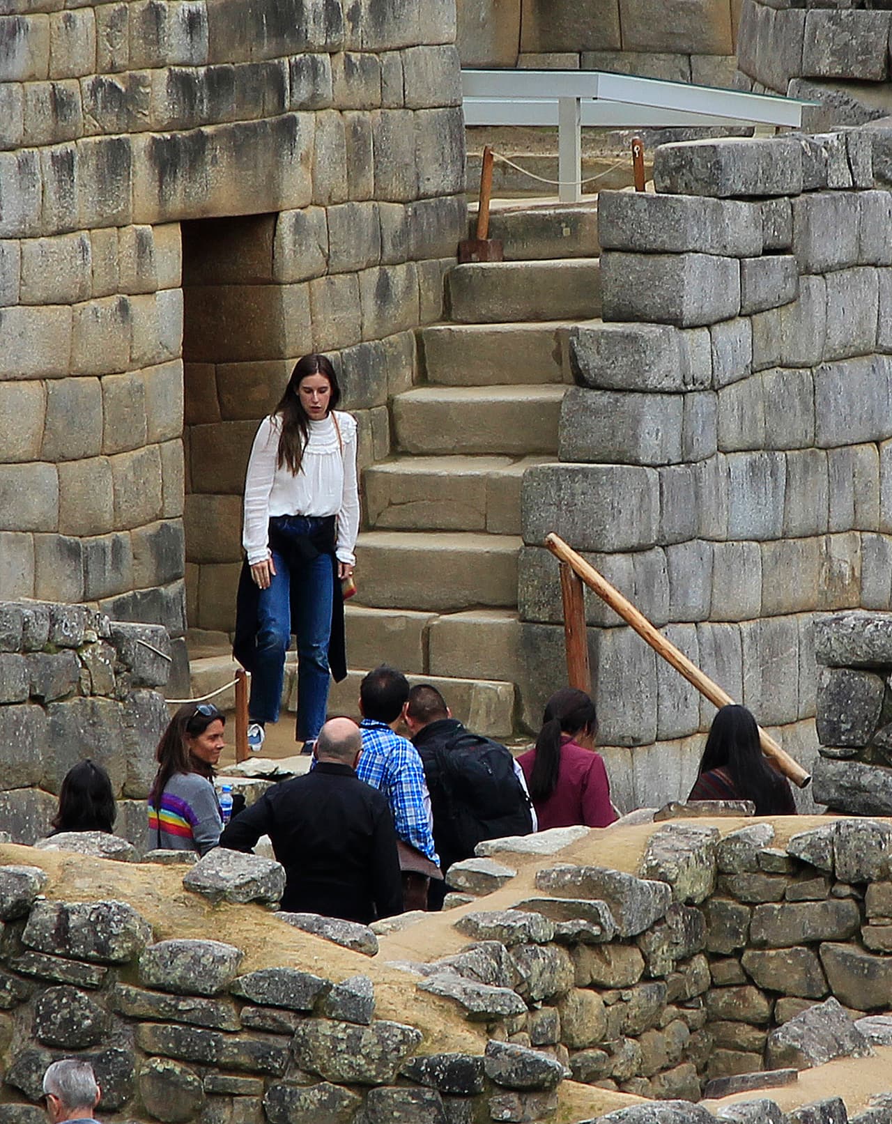 Tomaron algunos descansos para sacar fotografías.