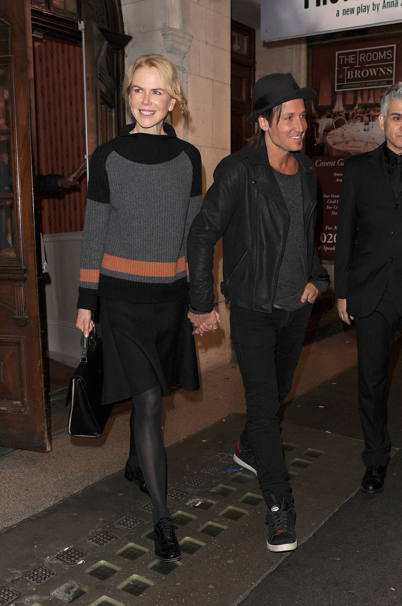 Salió de otra función agotada junto a su amor, Keith Urban.