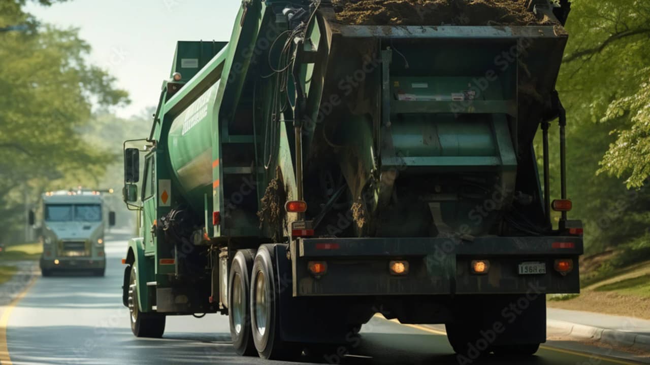 Fue arrojada de un contenedor a un camión de basura: mujer de Georgia estuvo a punto de morir aplastada