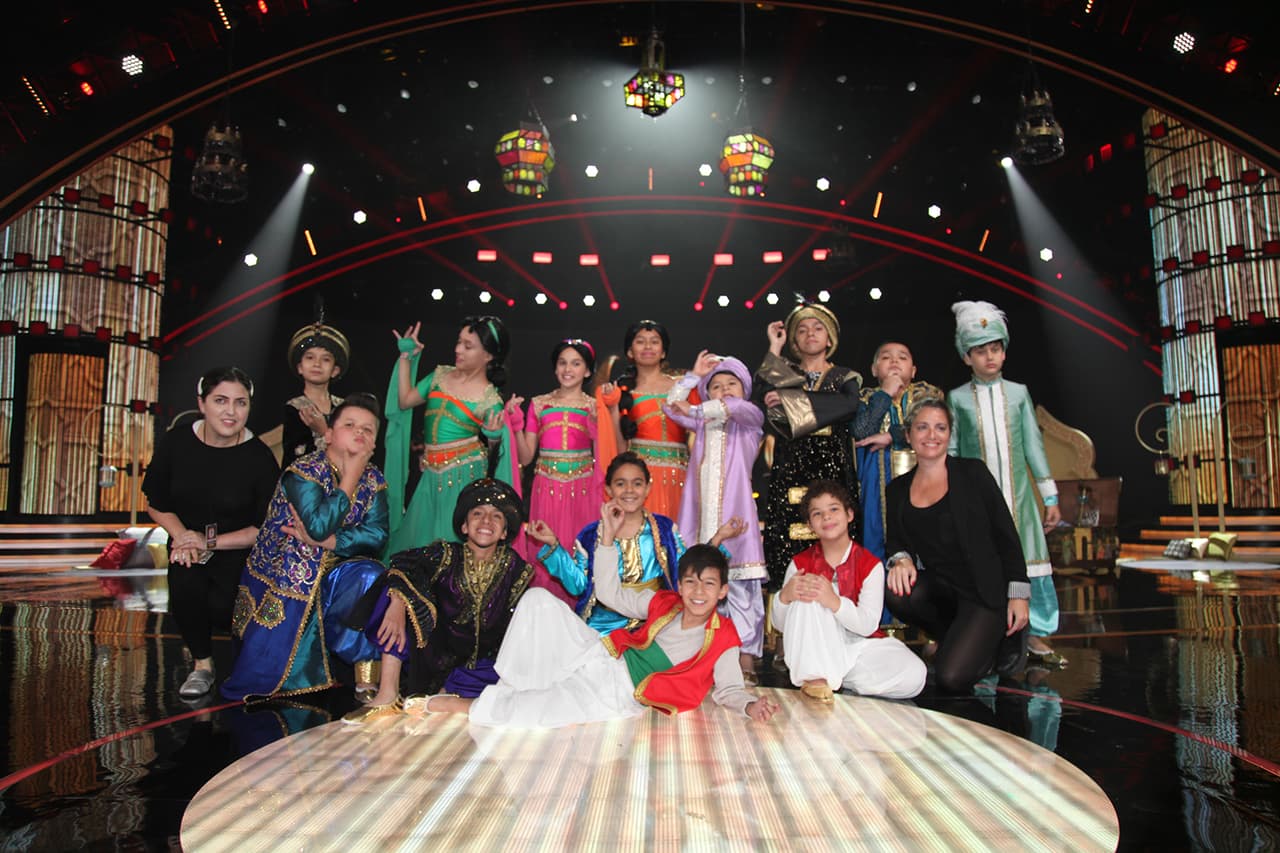 Con motivo del estreno de la película 'Aladdin', los Pequeños Gigantes fueron invitados a presentar un número inspirado en esta historia.