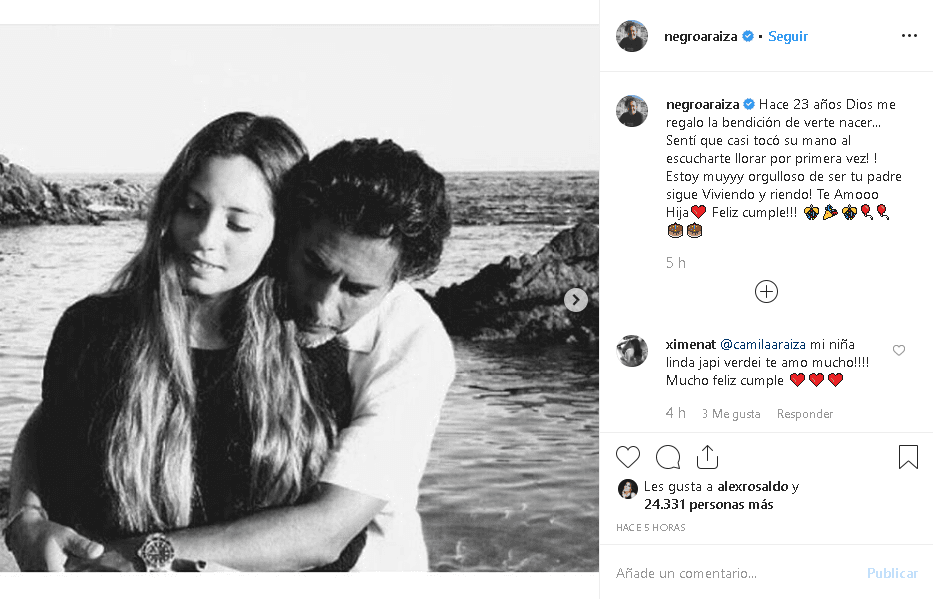 Fue la primera ocasión en que la hija de 'El Negro', quien se declara pansexual, dejó patente ante el mundo de 
<b>"ya no tener miedo"</b>. 
<br>