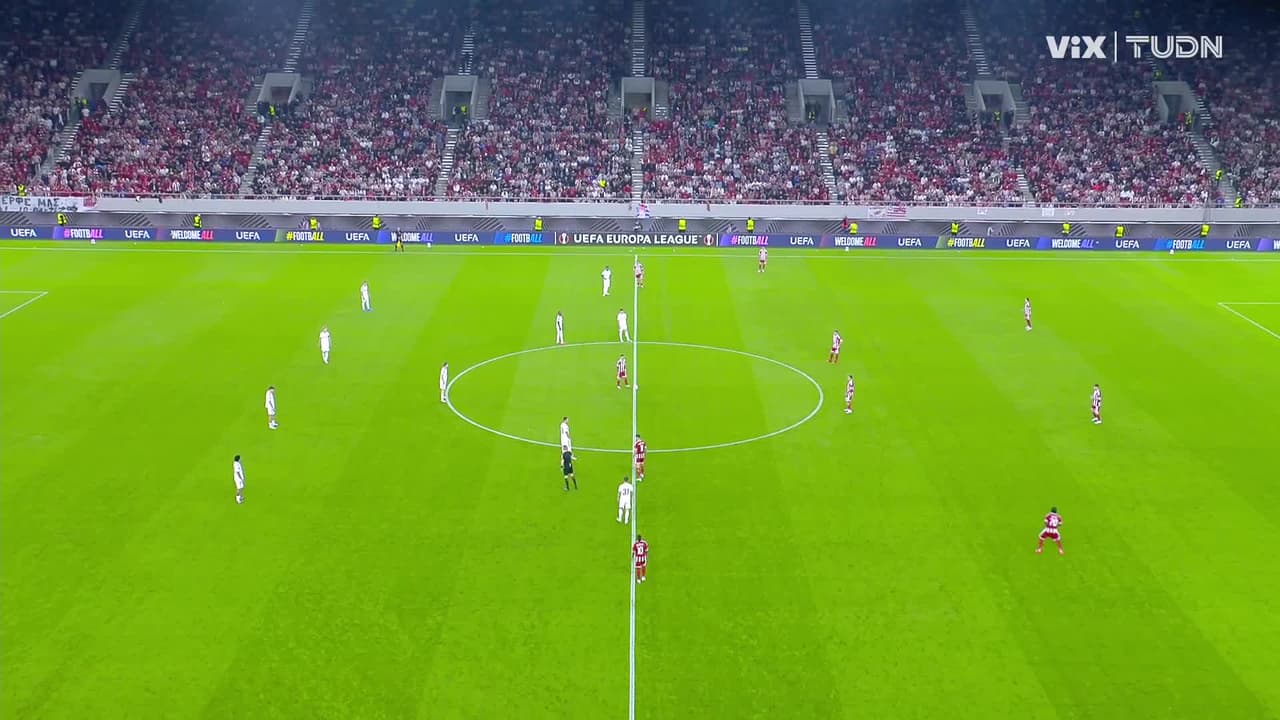 ¡Inicia el partido! Olympiacos vs. Sparta Praga, UEFA Europa League