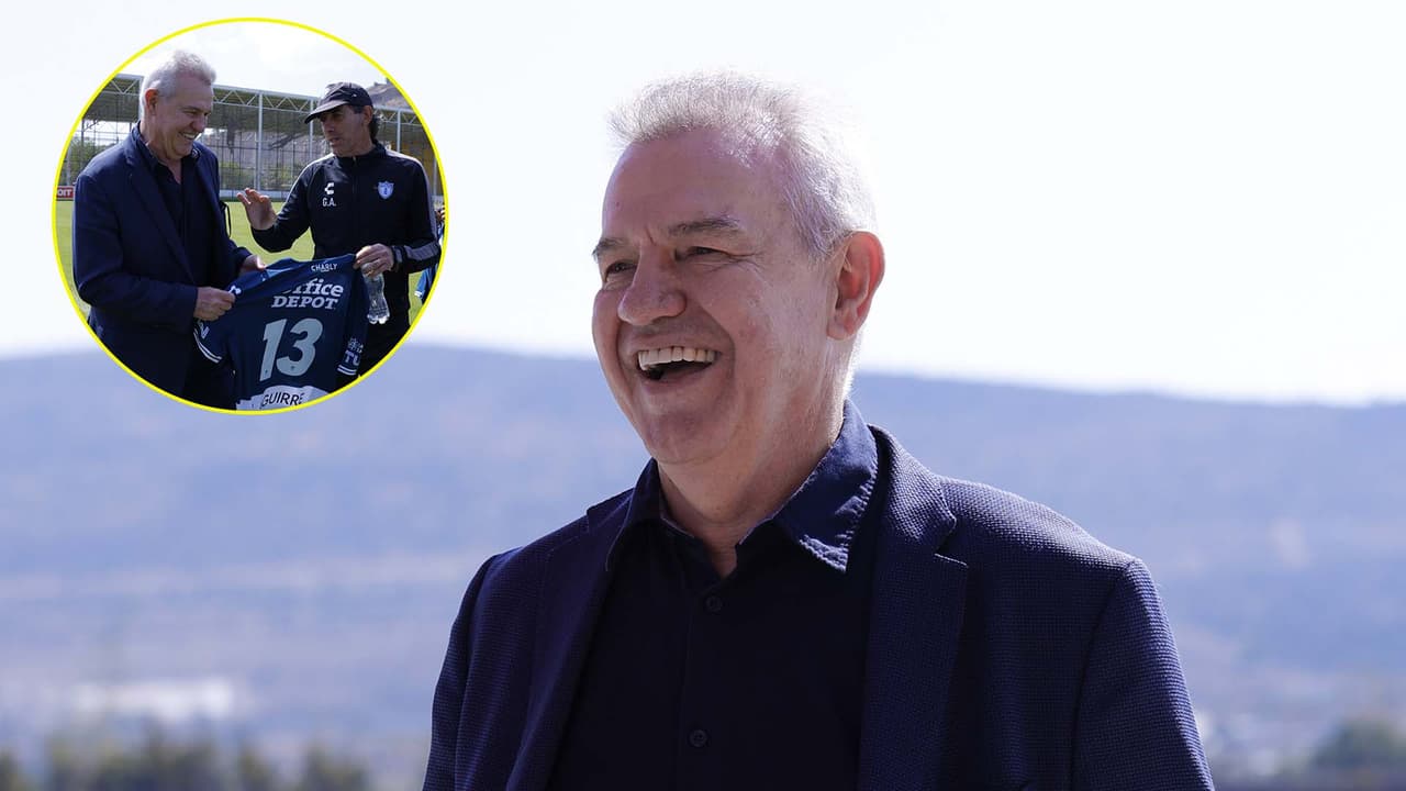 Javier Aguirre acude al entrenamiento de Pachuca 
