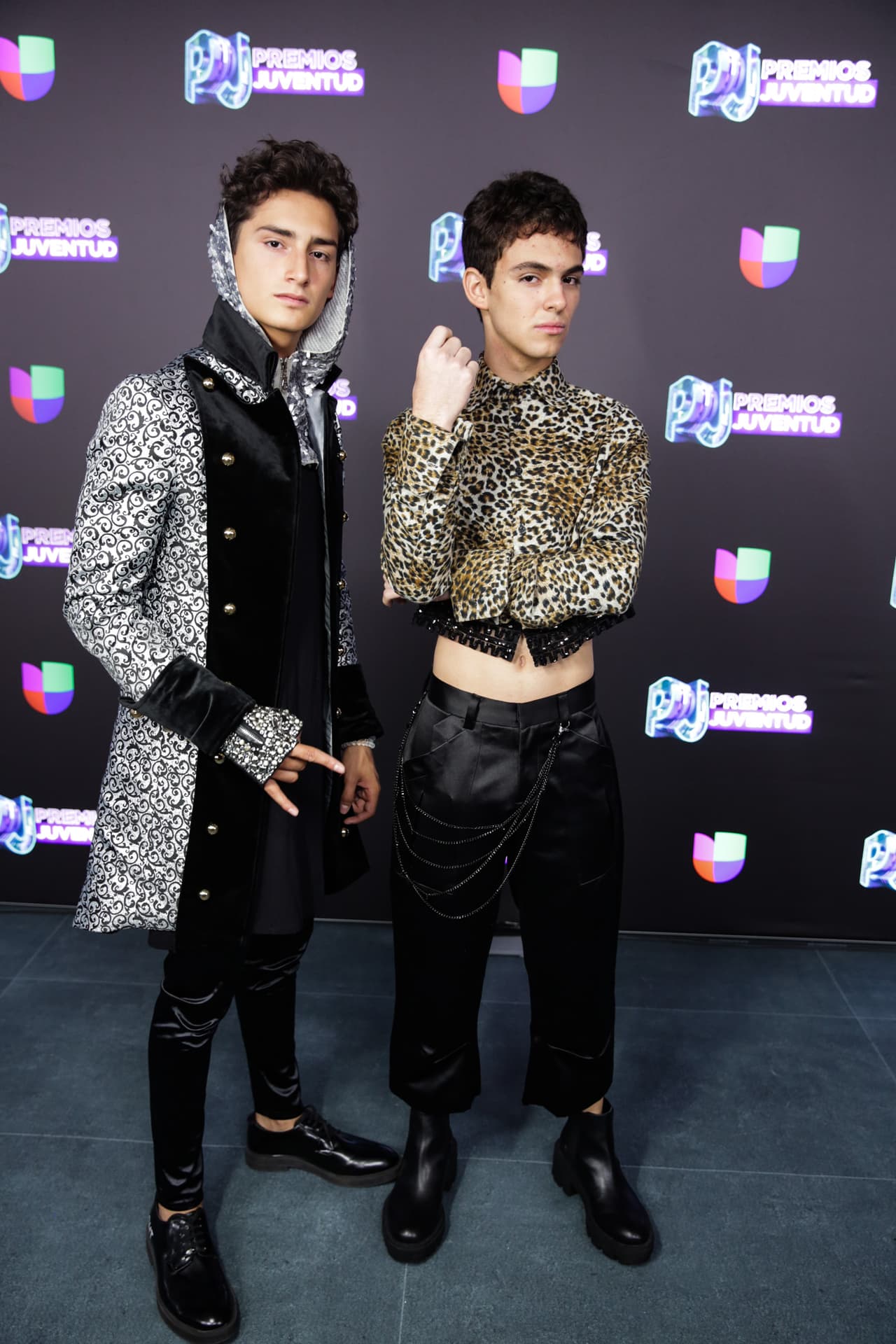 Los Aristemos, de la telenovela 'El corazó nunca se equivoca', también fueron presentadores.