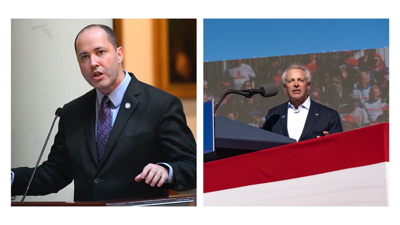 <b>Candidato a fiscal general por el Partido Republicano</b>
<br>
<br>· Chris Carr (izquierda)
<br>· John Gordon (derecha)