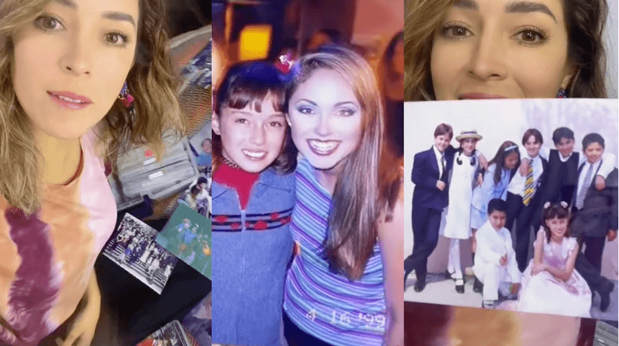 Actriz de ’El Diario de Daniela’ muestra fotos inéditas de Anahí y otros famosos