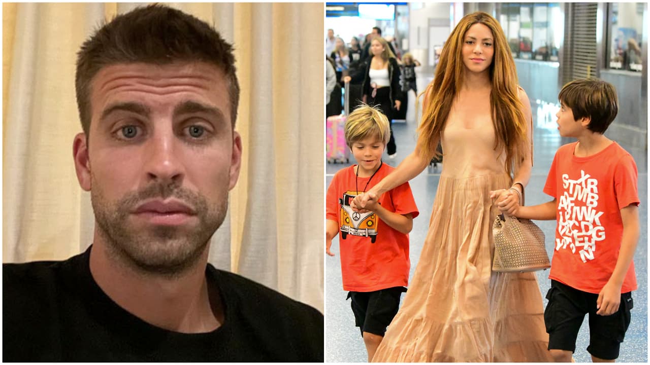 Sin sonrisa ni Twingo, Piqué va por sus hijos a casa de Shakira y se muestra "nervioso" y serio 