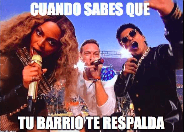 Como una pandilla del barrio más peligroso.