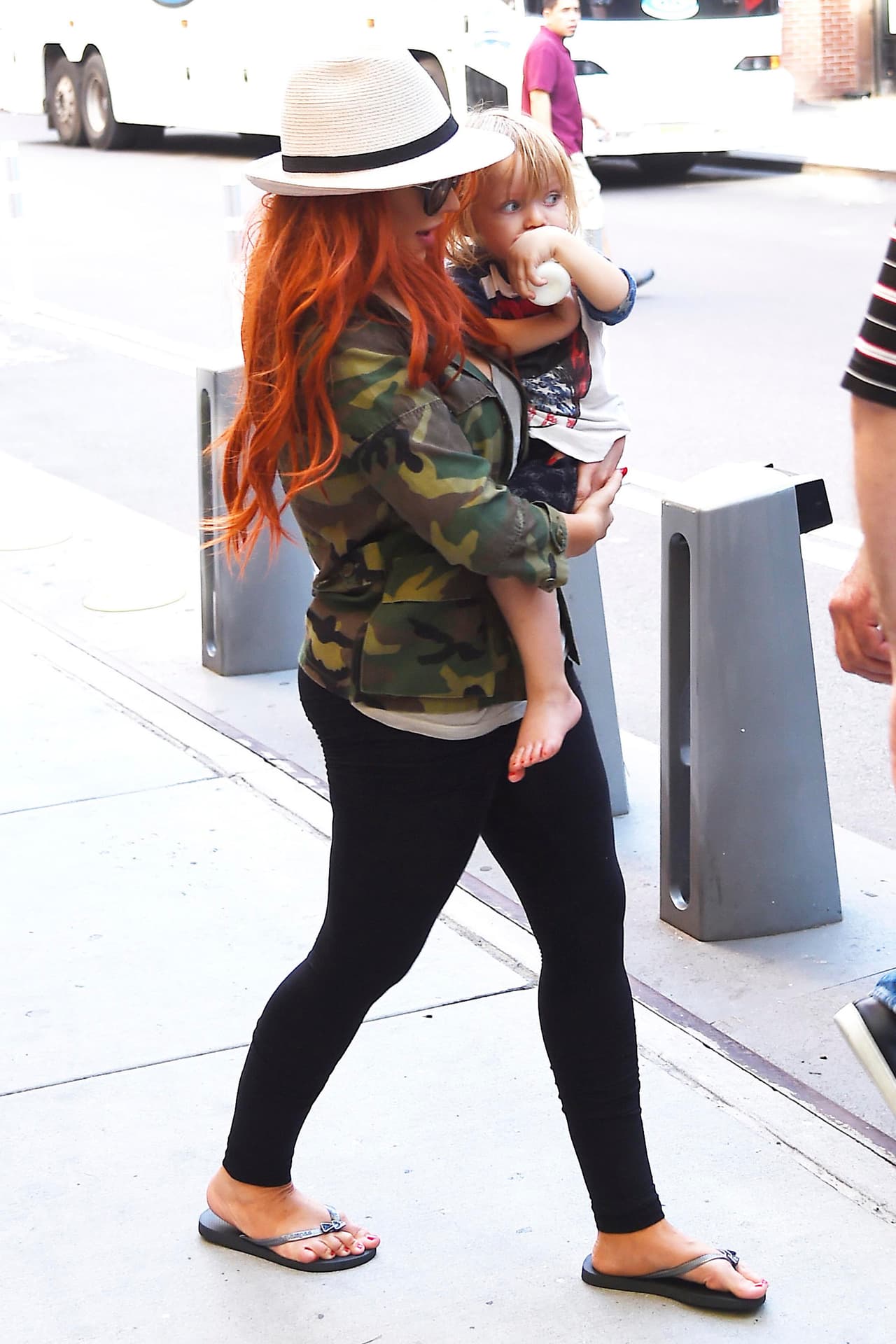 <b>Christina Aguilera</b> llamó Summer Rain (lluvia de verano) a la menor de sus hijos, una niña que nació en el verano del año 2014.