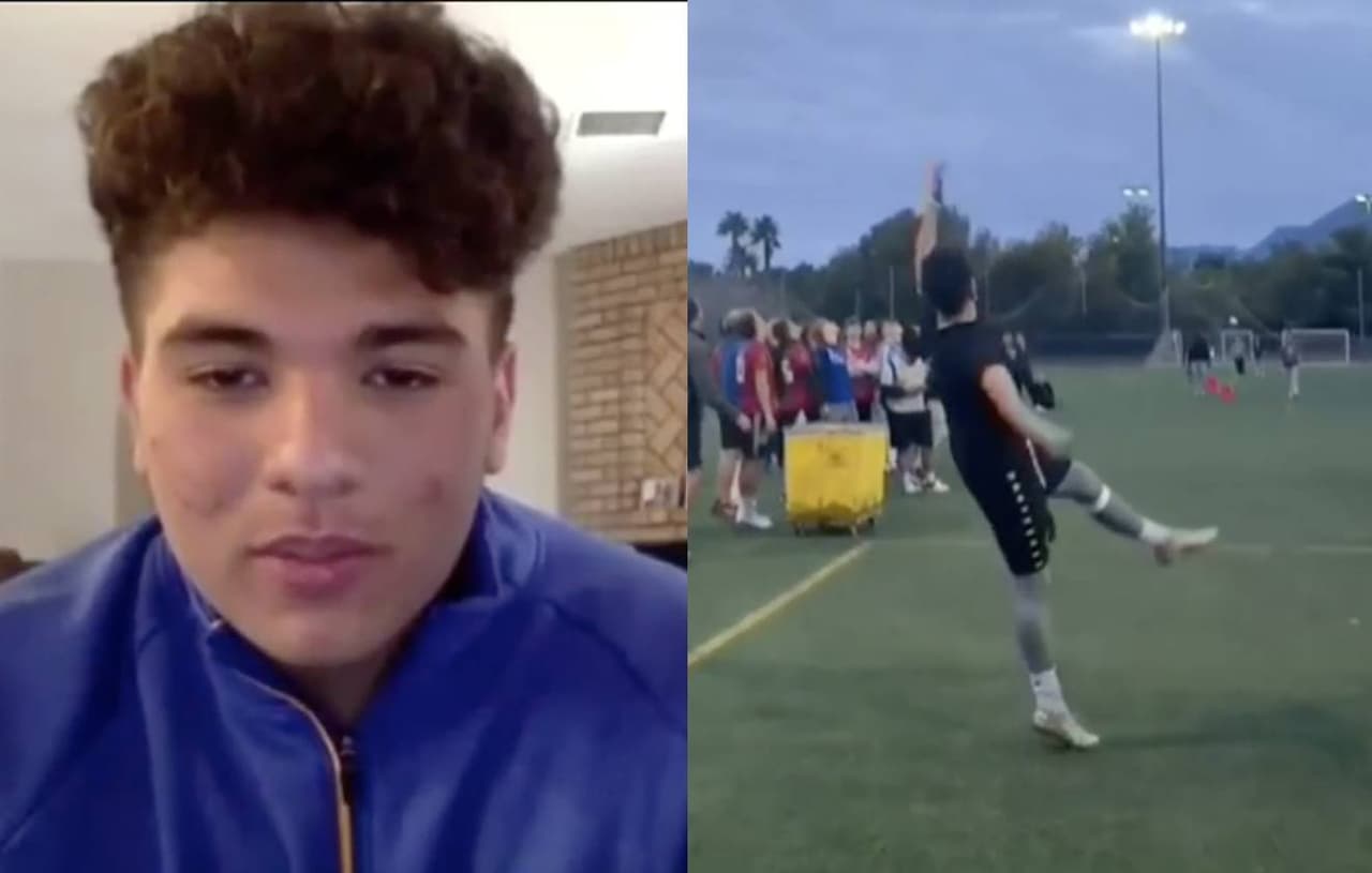 “Siento que haré cosas grandes”: salvadoreño promesa del fútbol americano recibe ofertas de más de 10 universidades