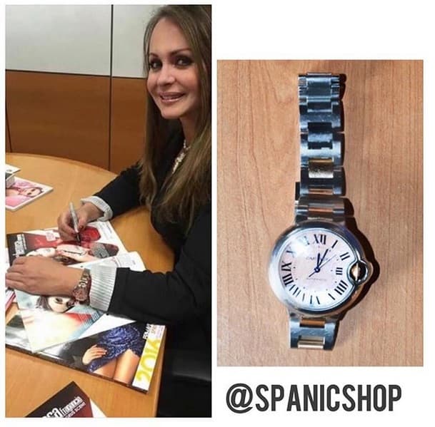 El reloj que acompañó por algunos años su muñeca al parecer ya se vendió.
<br>