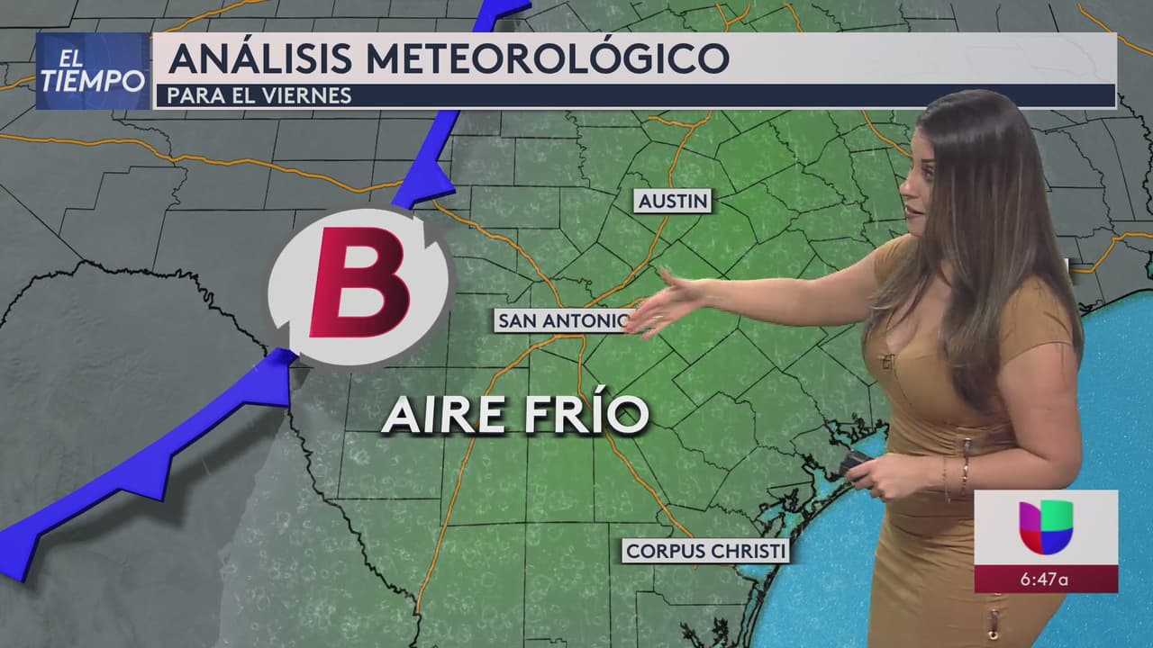 Mira cuánto bajará la temperatura en San Antonio y el centro de Texas