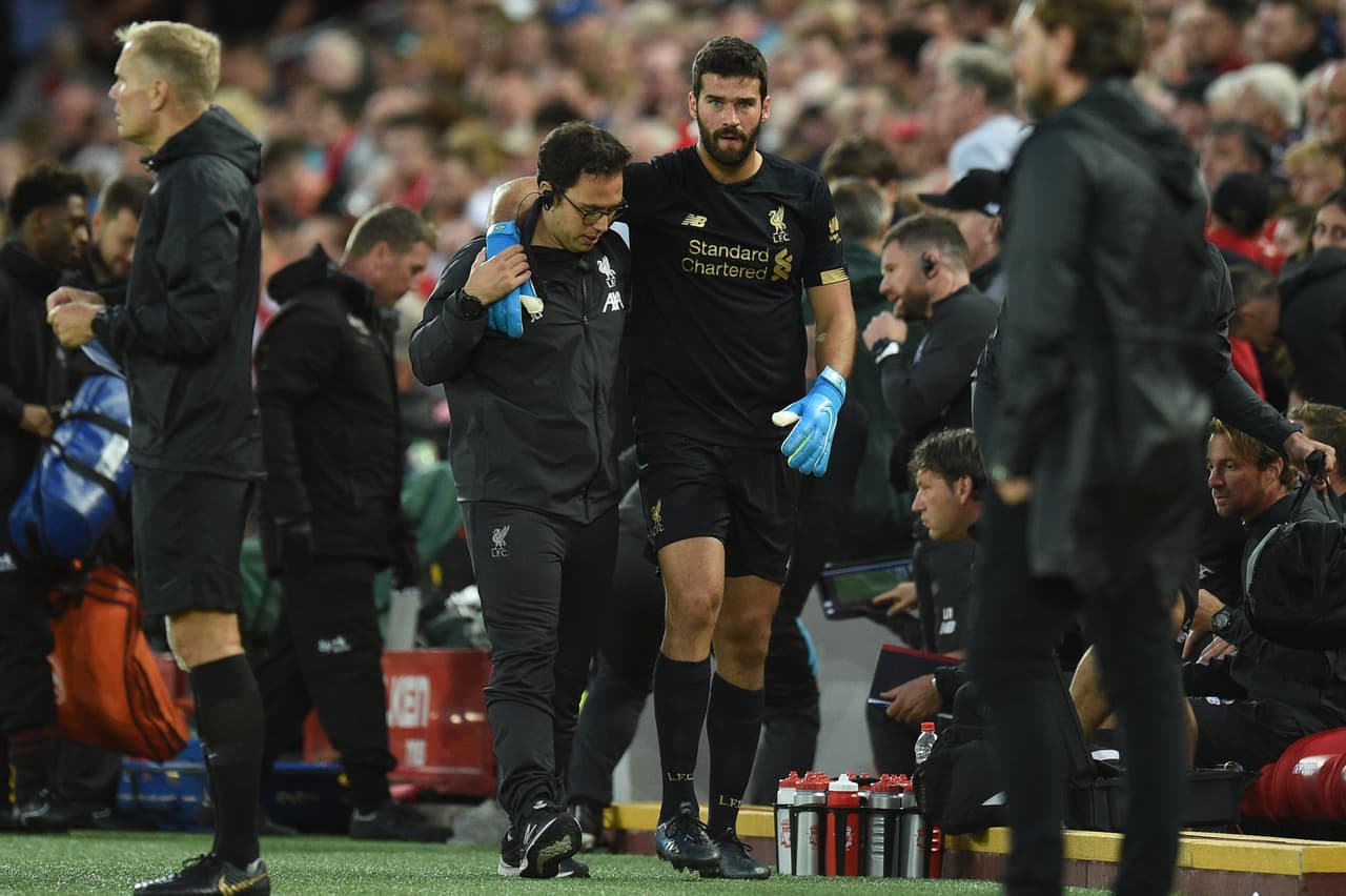 Alisson será baja de cuatro a ocho semanas con el Liverpool