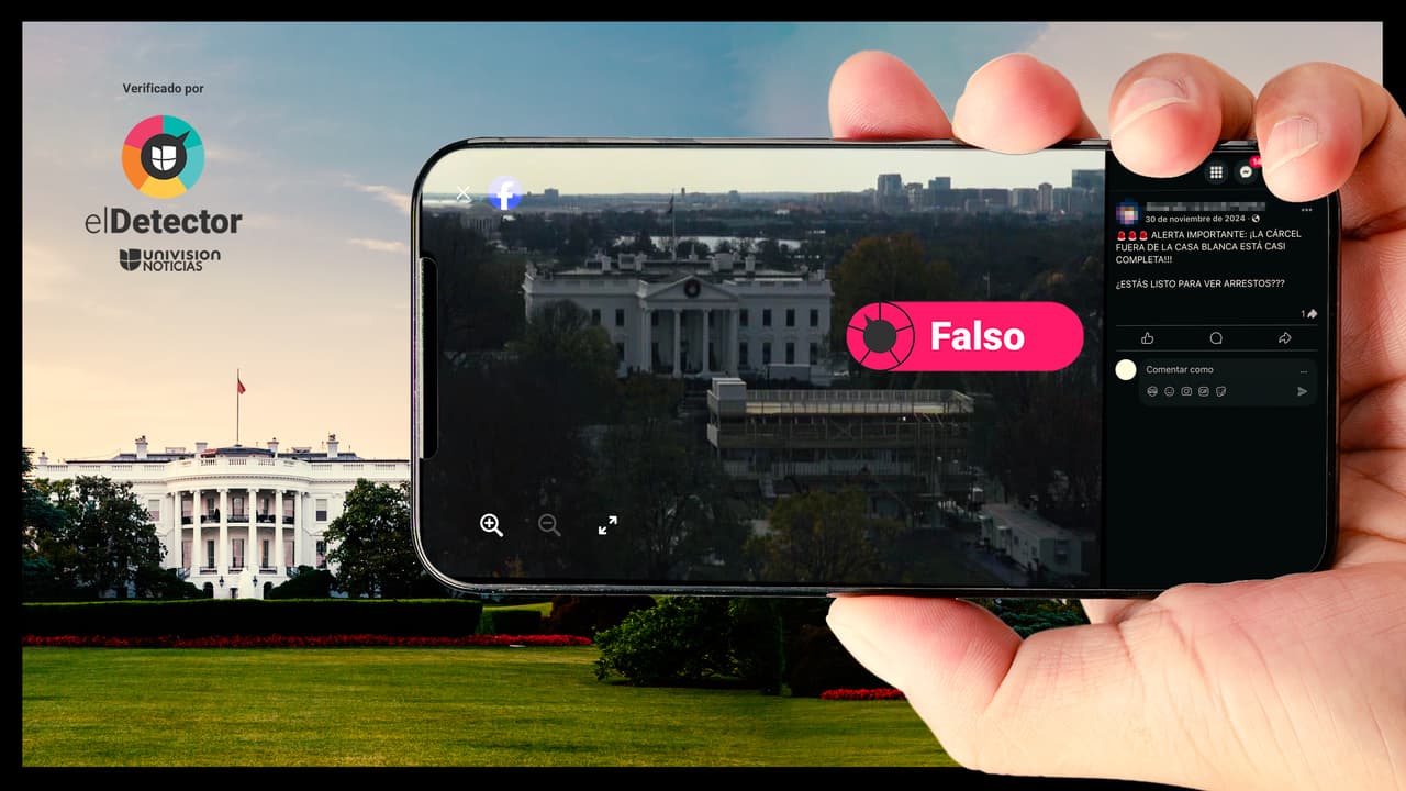 Frente a la Casa Blanca NO construyeron una supuesta cárcel: es una tarima de observación dispuesta para la toma de posesión presidencial del 20E