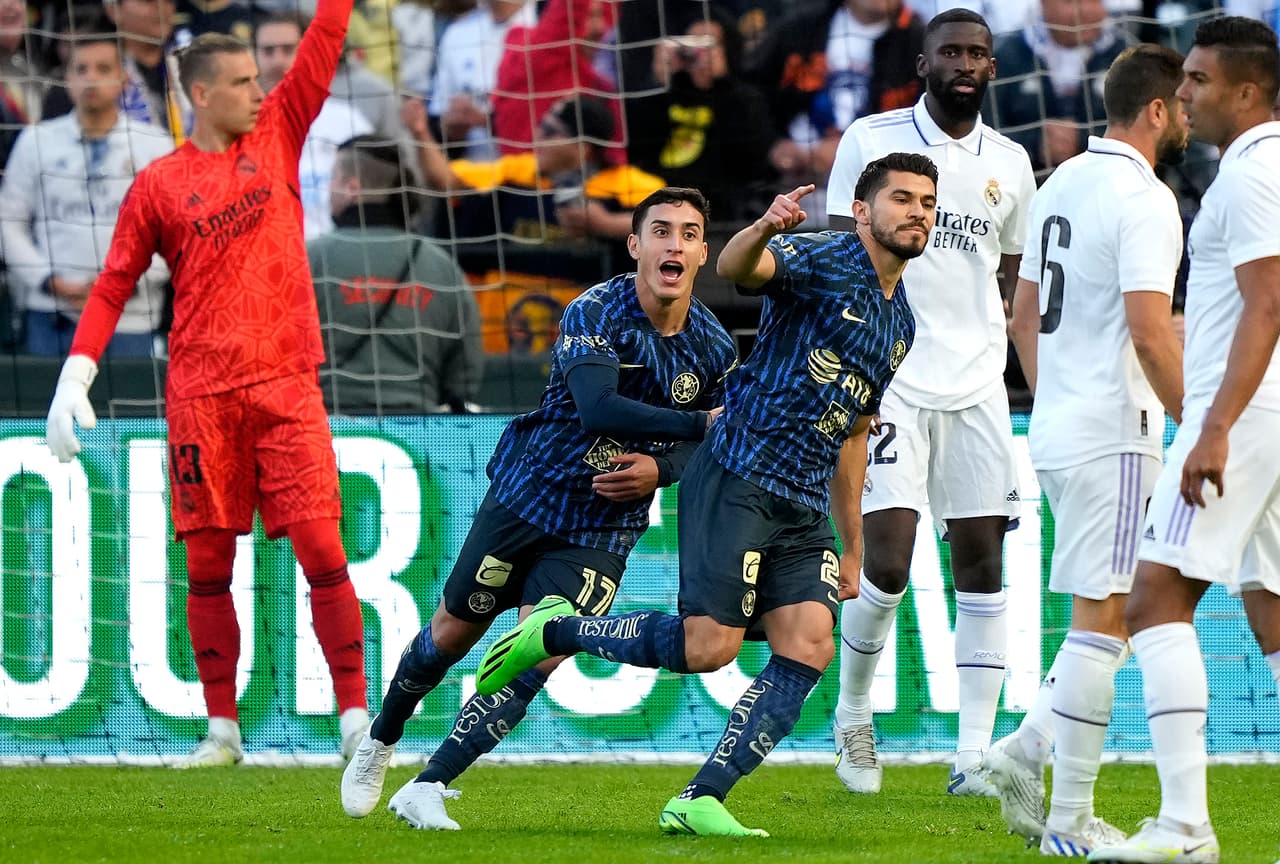 América empató con Real Madrid gracias a los goles de Henry Martín y Álvaro Fidalgo, mientras que Karim Benzema y Eden Hazard anotaron por los merengues en un duelo con mucha intensidad, ambiente y color en el Oracle Park de San Francisco.