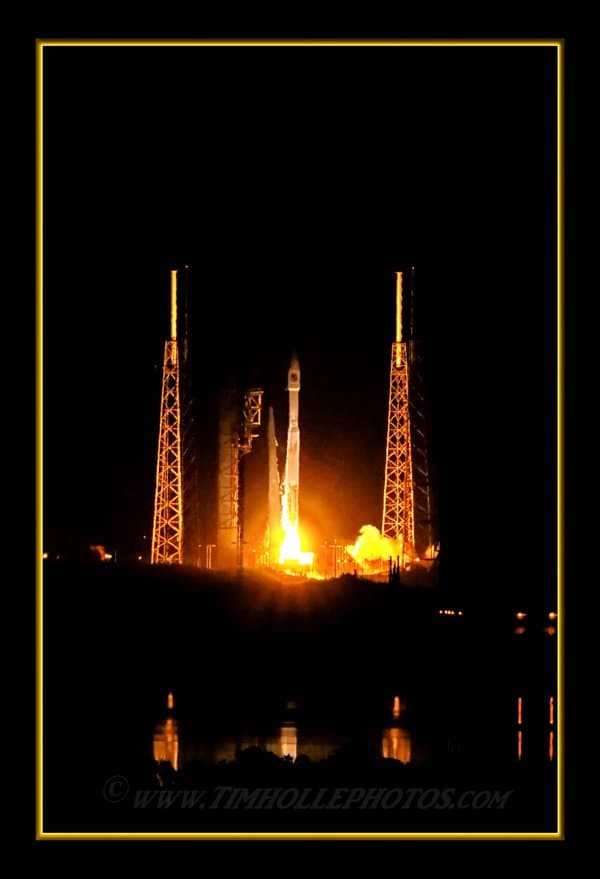 Testigos del reciente despegue del Atlas V, desde Cabo Cañaveral, publicaron algunas fotos del espectáculo visual que ofreció.