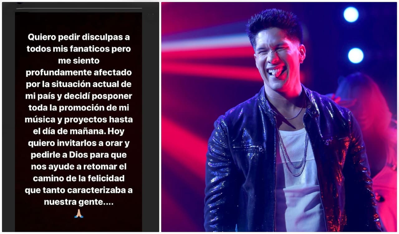 "Hipócrita": Fans arremeten contra Chyno Miranda tras verlo cantando cuando se suponía que oraba