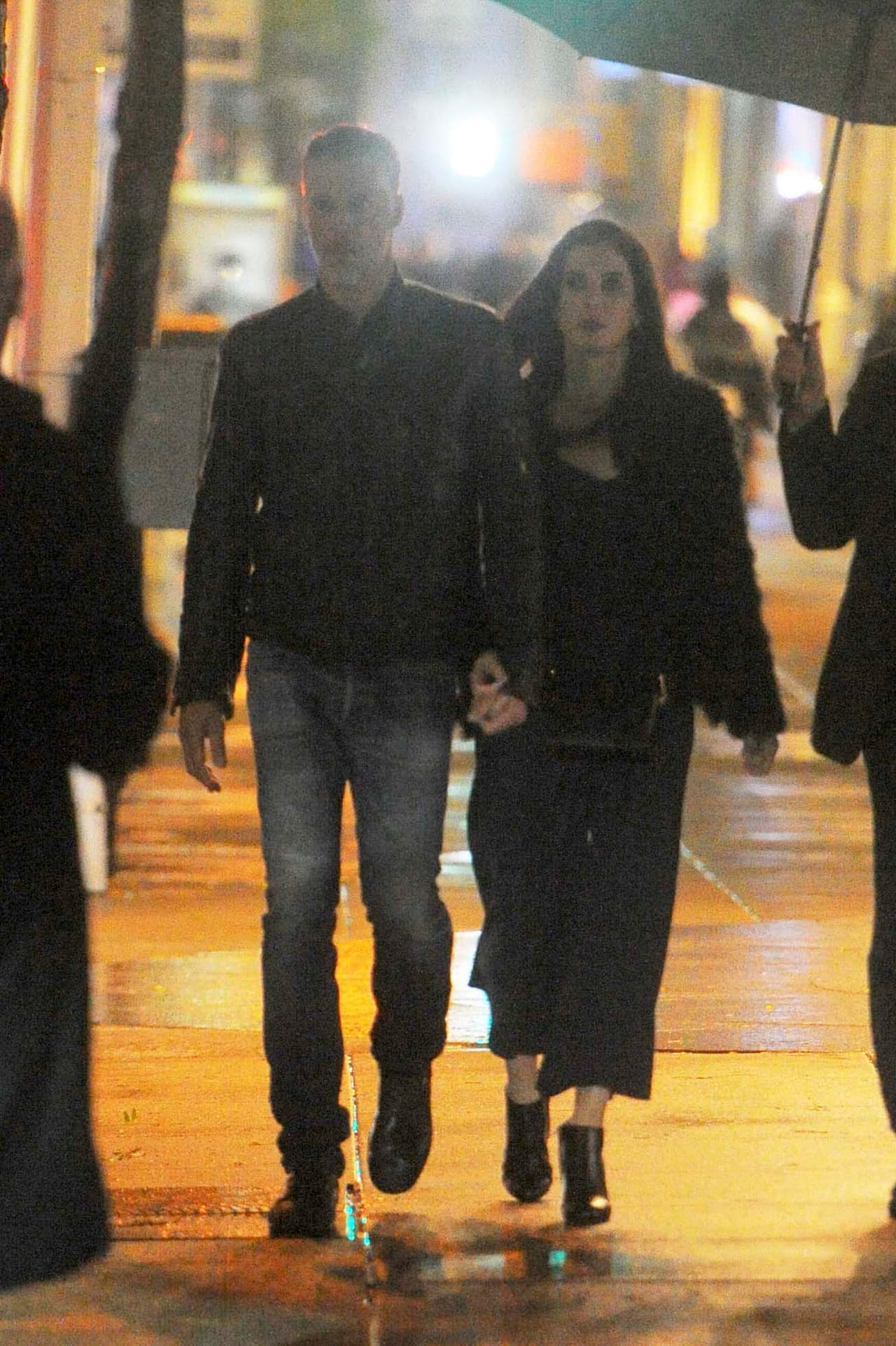 Sandra Bullock salió a cenar al exclusivo restaurante 'Waverly Inn' con su guapísimo novio Bryan Randall.