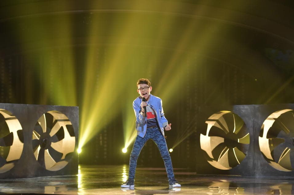 'Tenerte' fue la canción elegida por 
<b>Angelito</b> para derretir a los jueces del show.