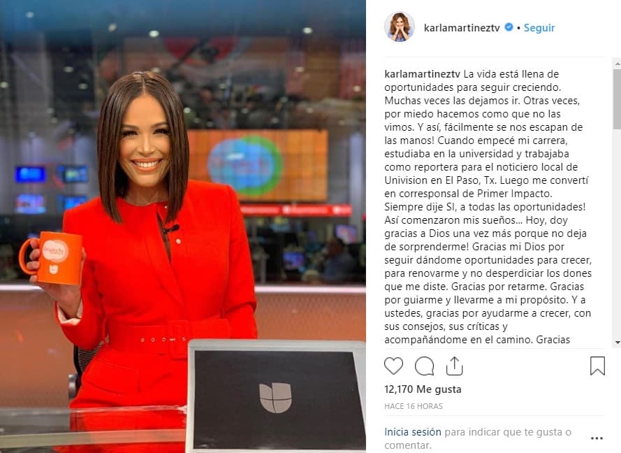 Pero Karla Martínez no solo escribió un emotivo mensaje para sus compañeras, en otra publicación compartida en sus redes sociales, 
<b><a href="https://www.instagram.com/p/Bum4ijrhjoS/" target="_blank">dedicó bellas palabras al público que la ha acompañado</a></b> en su camino.