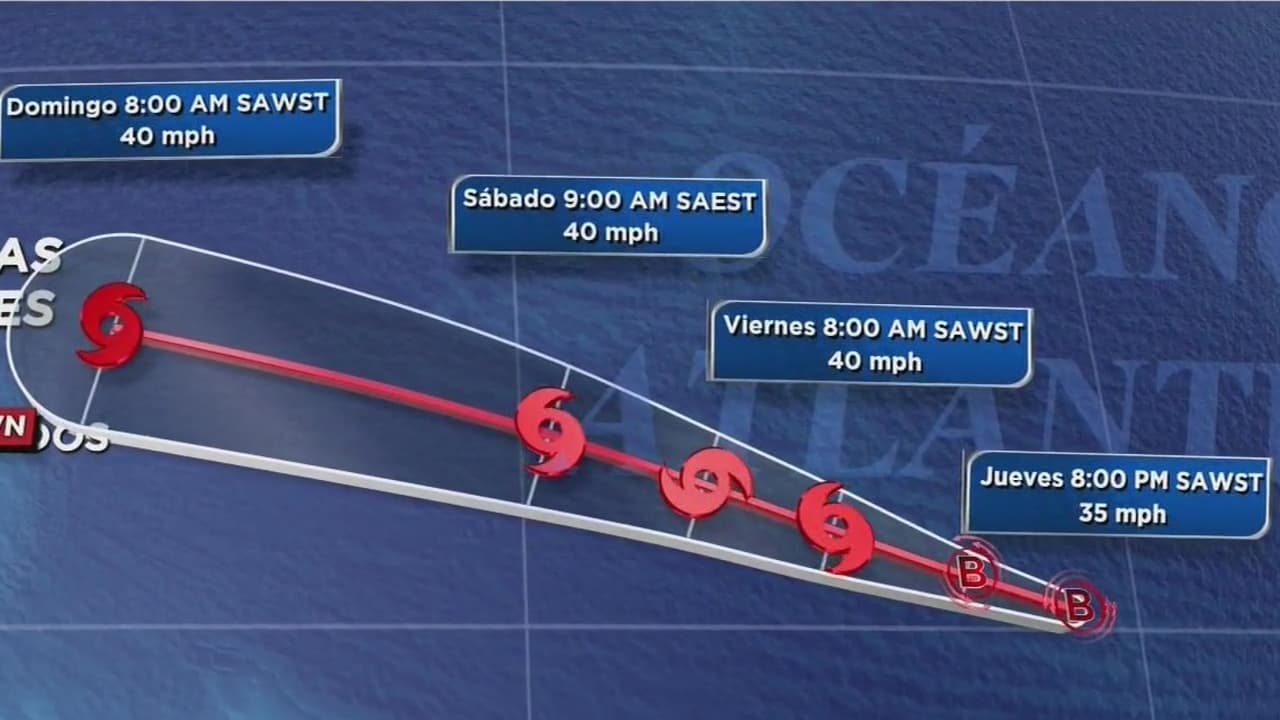 Se forma la tormenta tropical 'Beryl', la segunda de la temporada en el Atlántico