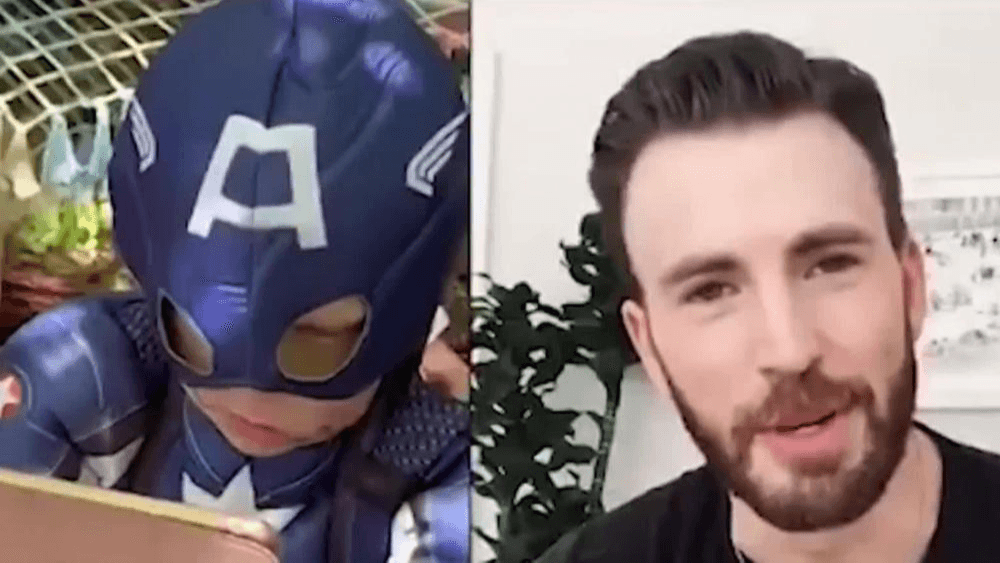 <b>"Ella es muy afortunada de tenerte": 'Capitán América' a niño que salvó a su hermana de un ataque de perro. | </b>Chris Evans, el actor que caracteriza al superhéroe, le envió un mensaje a través de un video en el que le dice 
<a href="https://www.univision.com/shows/primer-impacto/ella-es-muy-afortunada-de-tenerte-capitan-america-a-nino-que-salvo-a-su-hermana-de-un-ataque-de-perro">estar orgulloso de él y de su valentía.</a> Además, le aseguró que le enviará el famoso escudo representativo del 'Capitán'.