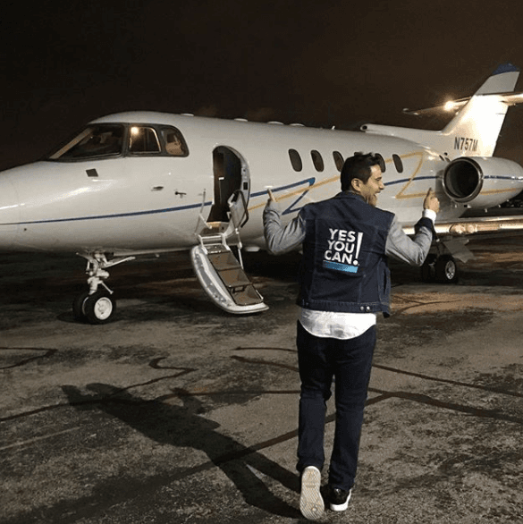 Alejandro Chabán celebró su llegada a los 36 años de una manera muy especial.