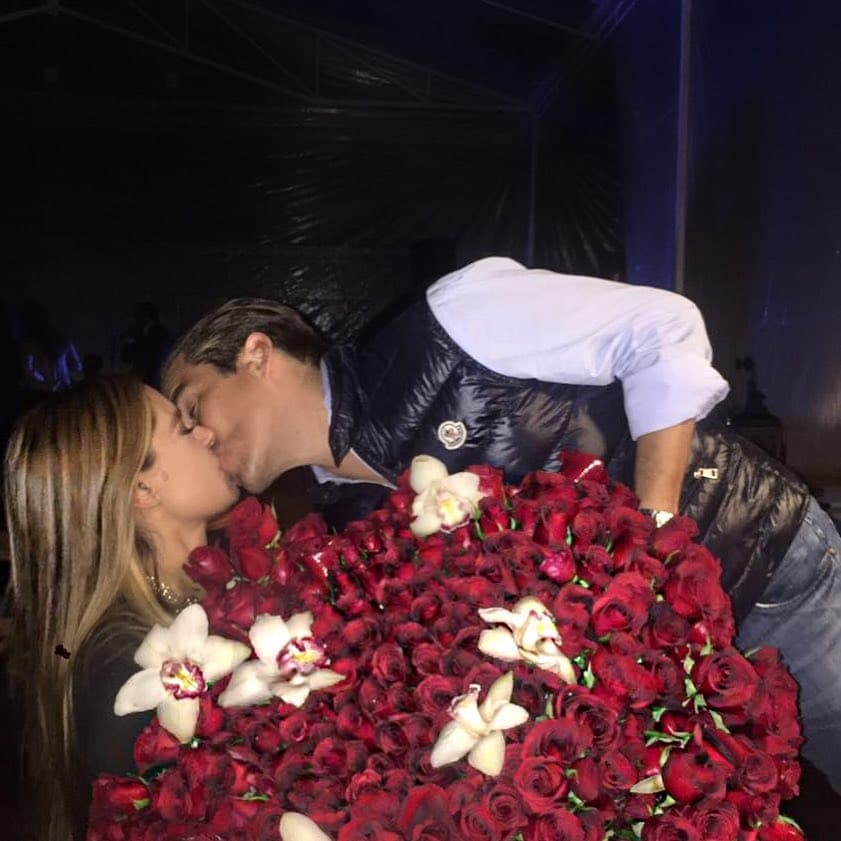 La boda se llevó a cabo en el mismo lugar en donde se conocieron (Acapulco) en una villa al aire libre y fue su cupido, Manuel Añorve, el encargado de oficiar la ceremonia civil.