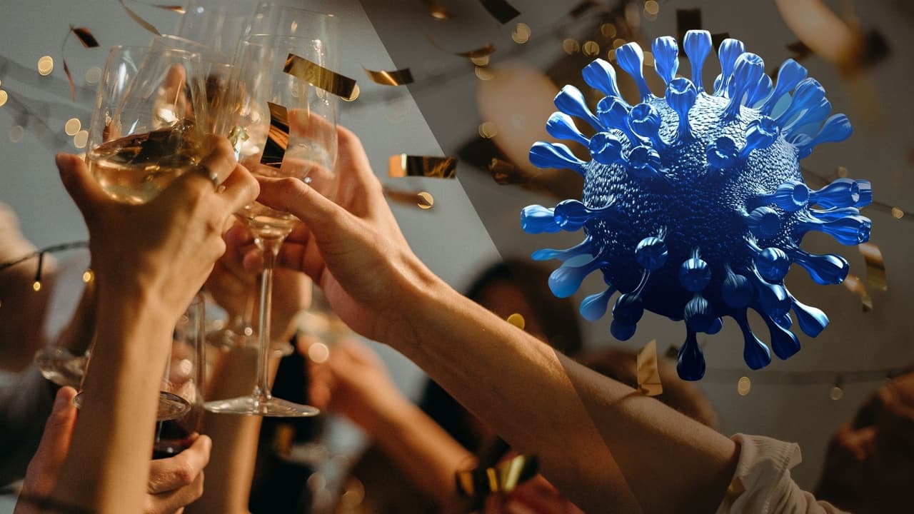 28 asistentes a fiesta navideña se contagian posiblemente de la variante ómicron