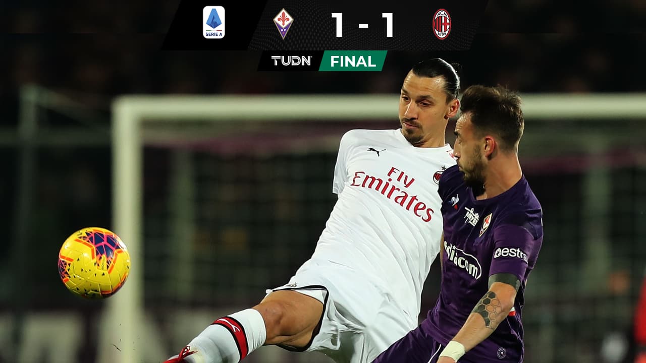 Milan empata con la Fiore y se queda fuera de puestos europeos