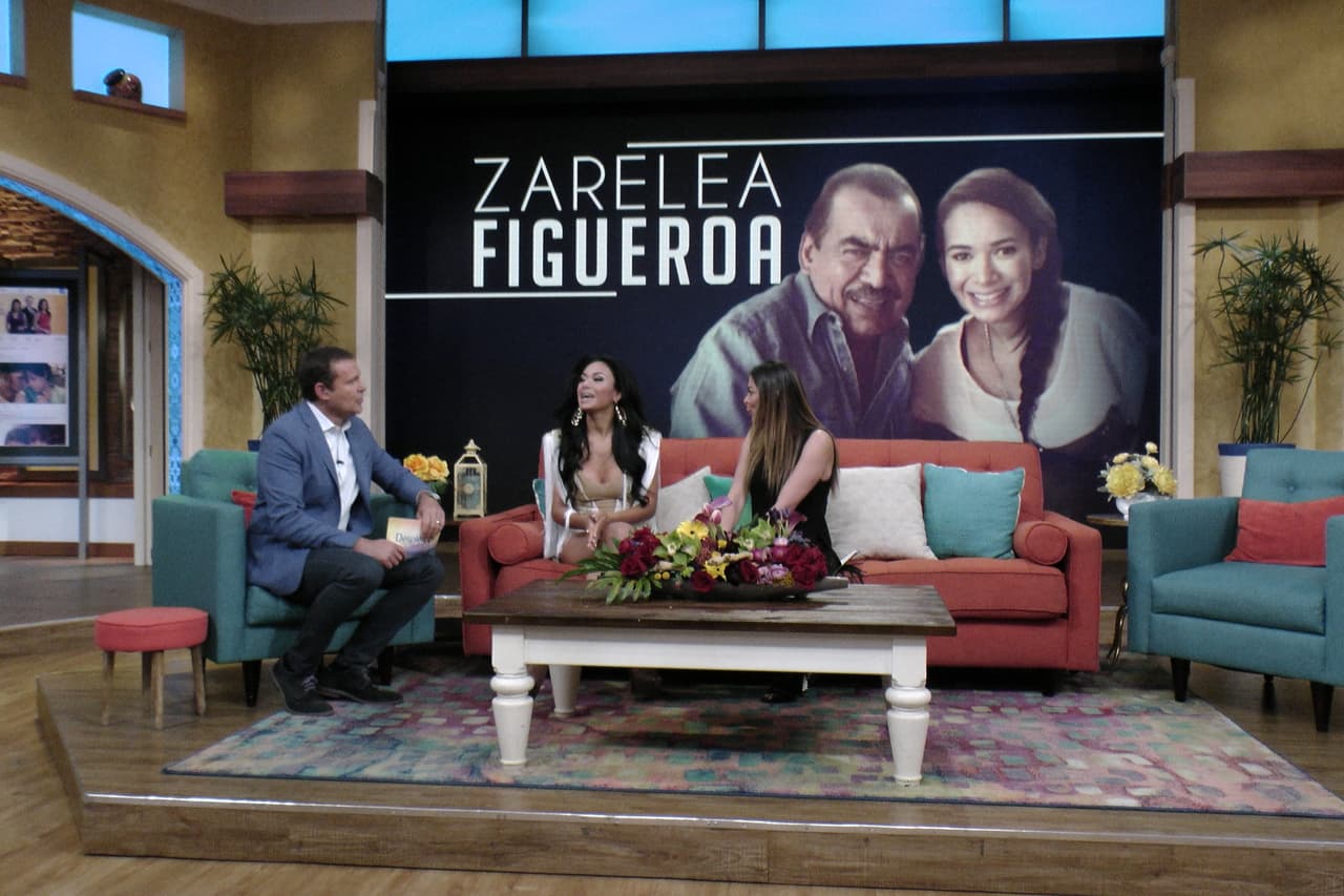 La visita de Zarelea estuvo llena de anécdotas y recuerdos felices de su vida con el cantante.