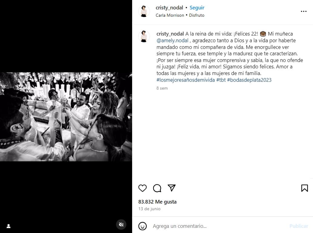 Hermana de Nodal y Cazzu conviviendo.