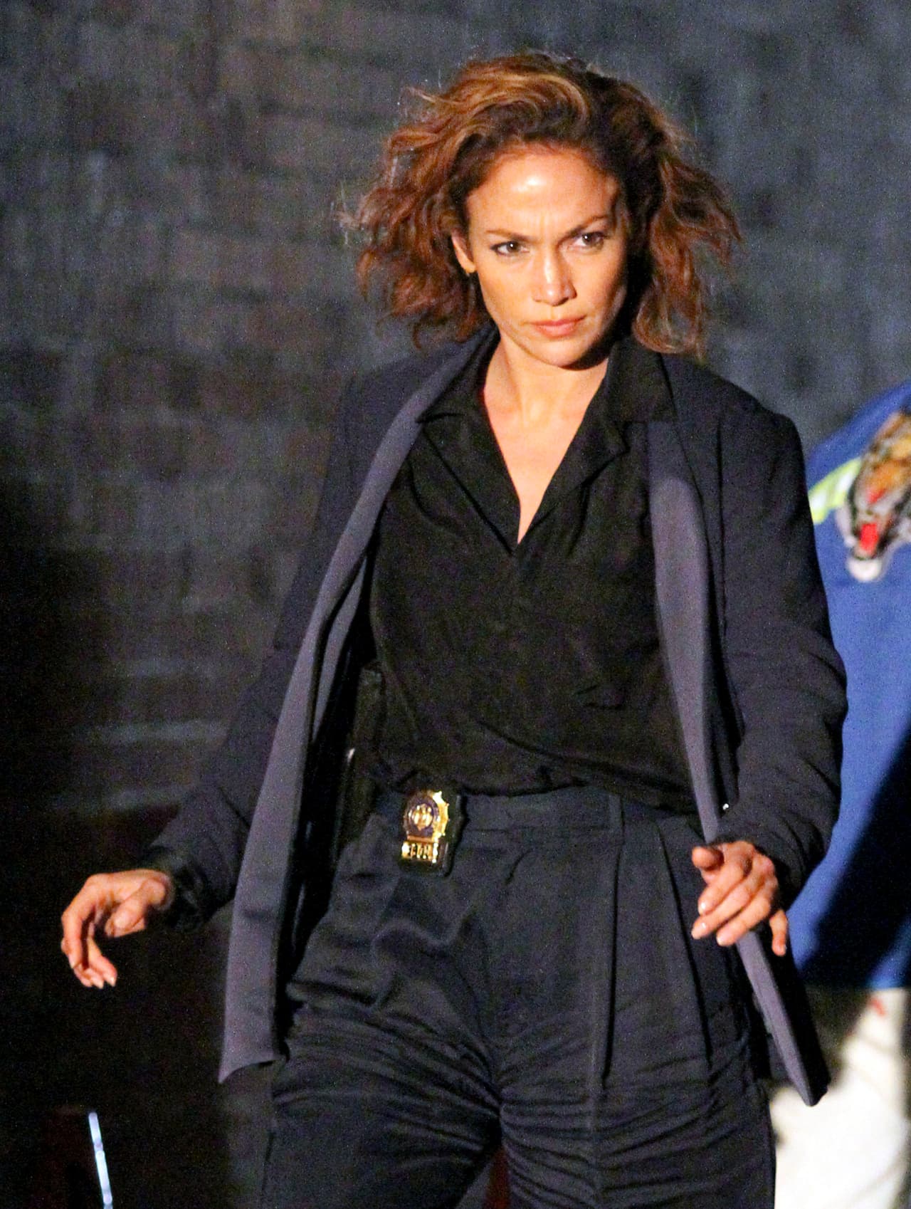 La actriz estuvo filmando intensas escenas para su nuevo show.