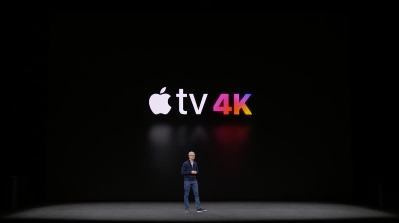 La otra novedad de la presentación ha sido el nuevo Apple TV, que ahora tiene capacidad para reproducir 4K.