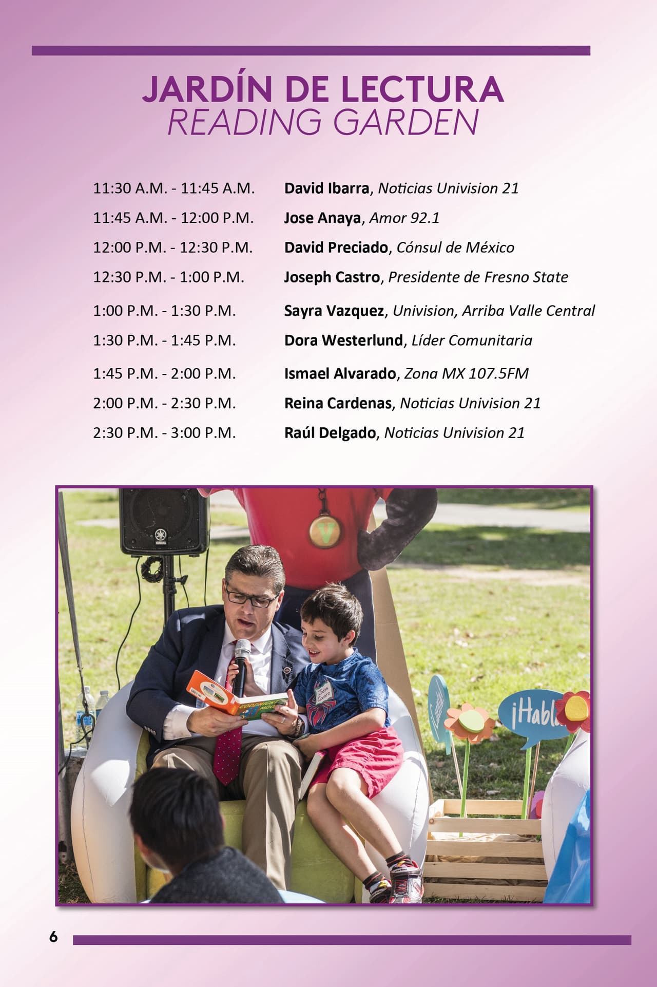 PG 6 El programa para la Feria de Educación este sábado en Fresno State