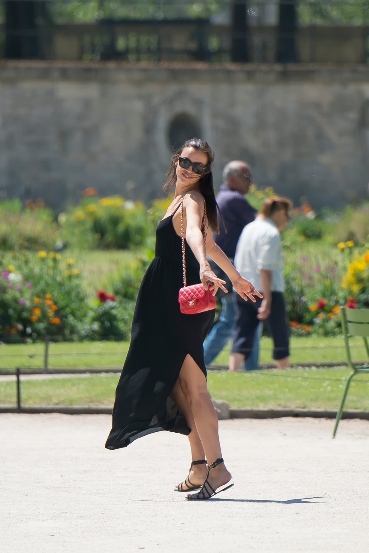 Y así siguió disfrutando a lo grande...