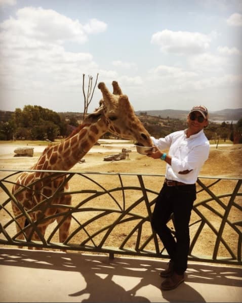 El 16 de abril Adal Ramones y su novia Karla acudieron a Africam Safari y ahí convivieron con las jirafas. El conductor quiso sorprender a su novia, escogiendo este parque en Puebla, México para casarse, pues les trae buenos recuerdos.