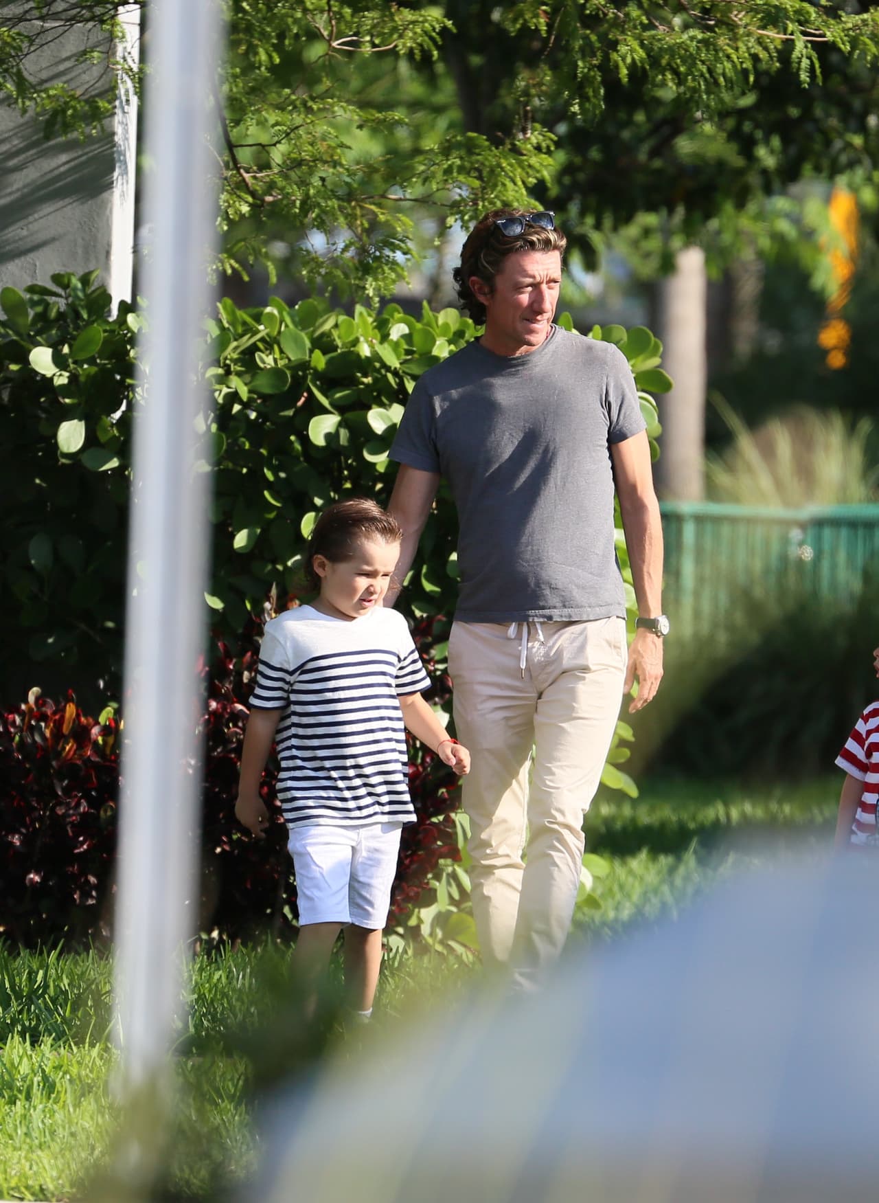 Todo el tiempo Colate estuvo al pendiente de su hijo.