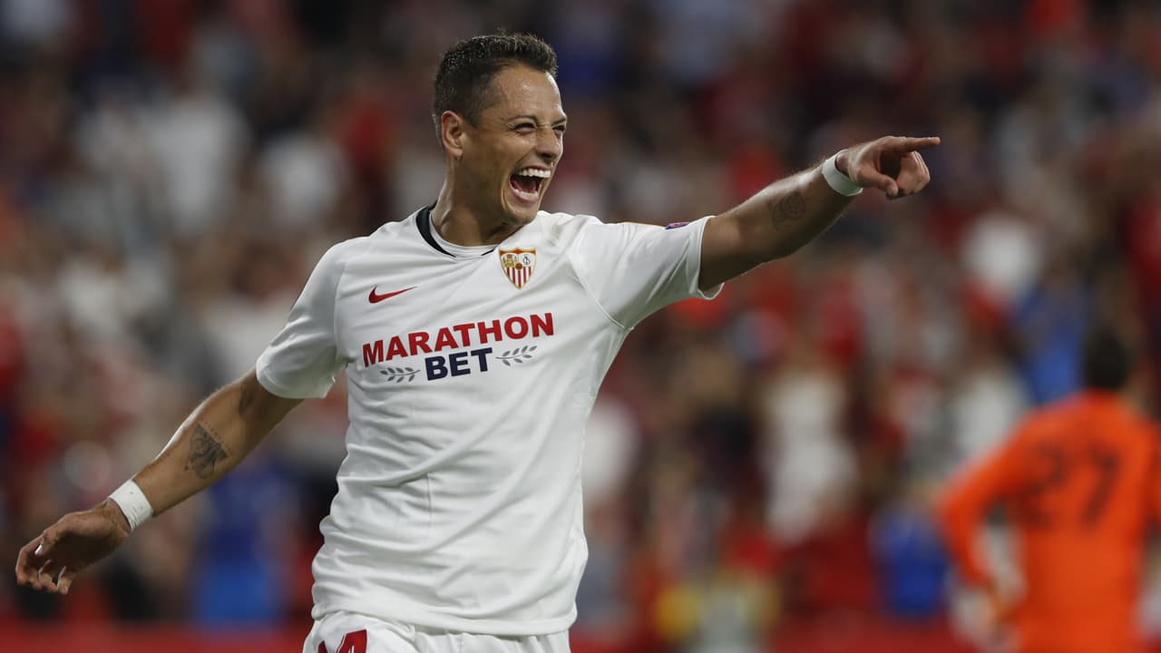 El paso de Javier Hernández por el Sevilla dejó buenas sensaciones